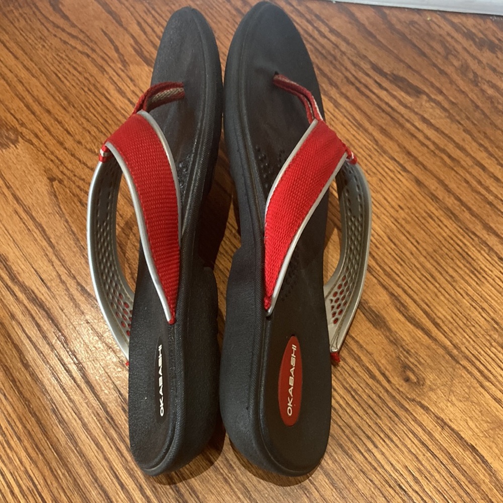 OKABASHI Sandals Sz M 6.5-7.5 Women’s, MADE IN USA!! - Picture 6 of 9